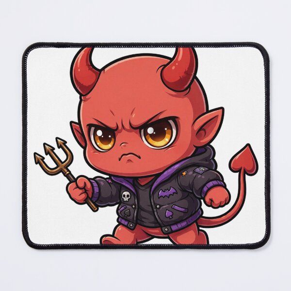Item preview, Grumpy Demon Baby Halloween Design | Cute Scary Chibi Art designed and sold by Neshmi.