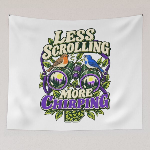 Item preview, Less Scrolling More Chirping designed and sold by eWproject.