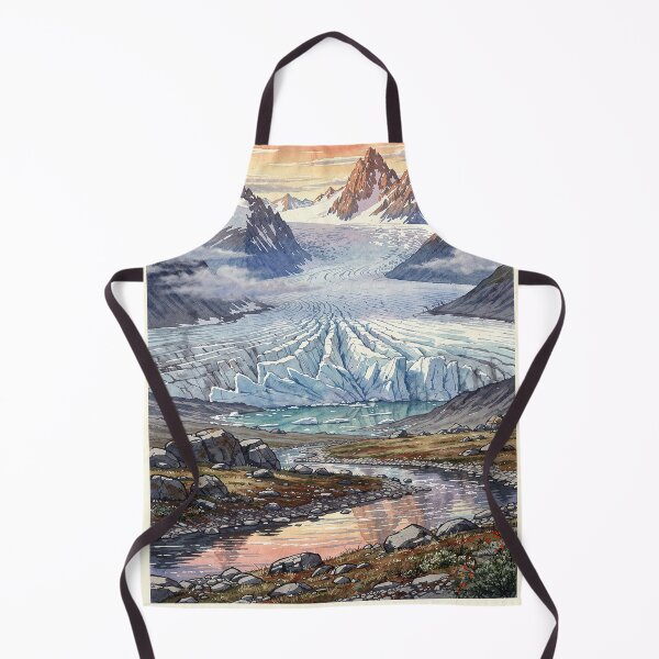 Item preview, Wrangell-St. Elias National Park & Preserve Alaska Vintage Watercolor Travel designed and sold by Teelogic.