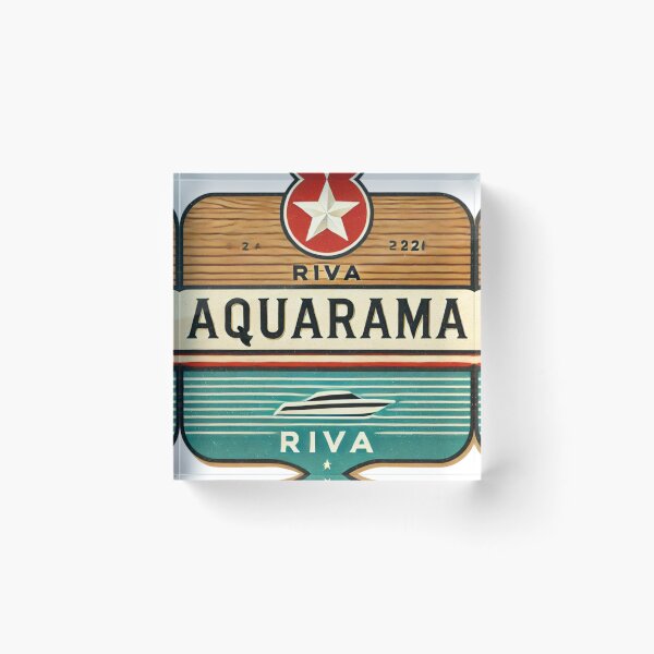 Item preview, Aquarama Riva - Vintage Boat Design designed and sold by Asfyi.