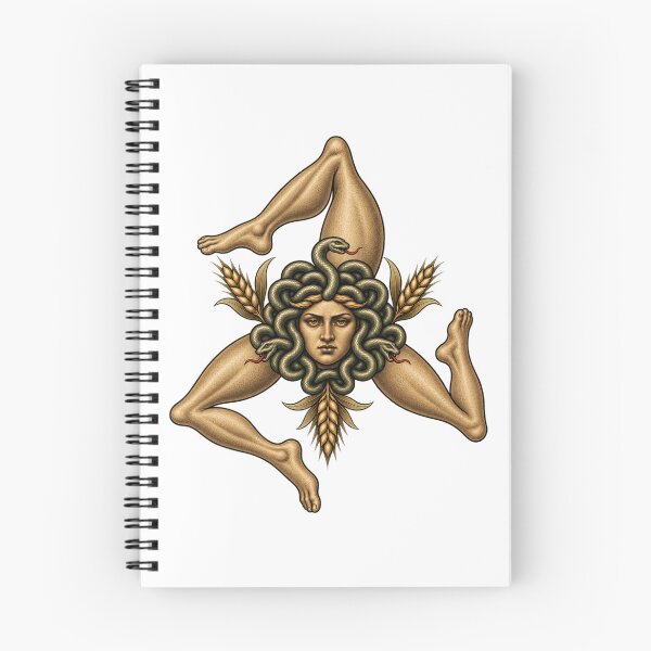 Item preview, Sicilian Trinacria — Gorgoneion Emblem designed and sold by Larkfound Studio.