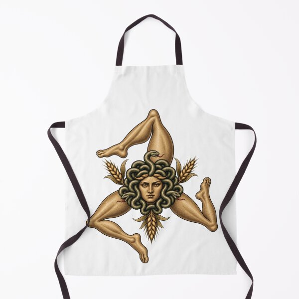 Item preview, Sicilian Trinacria — Gorgoneion Emblem designed and sold by Larkfound Studio.