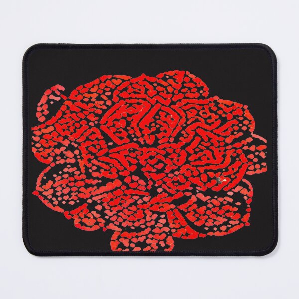 Item preview, Isolated Red Rose Mosaic Halftone Pattern Graphic Cutout designed and sold by BalkanBloomArt.