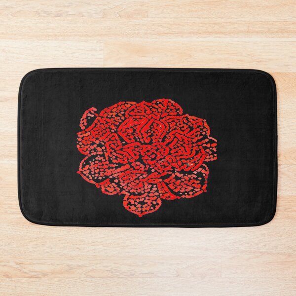 Item preview, Isolated Red Rose Mosaic Halftone Pattern Graphic Cutout designed and sold by BalkanBloomArt.