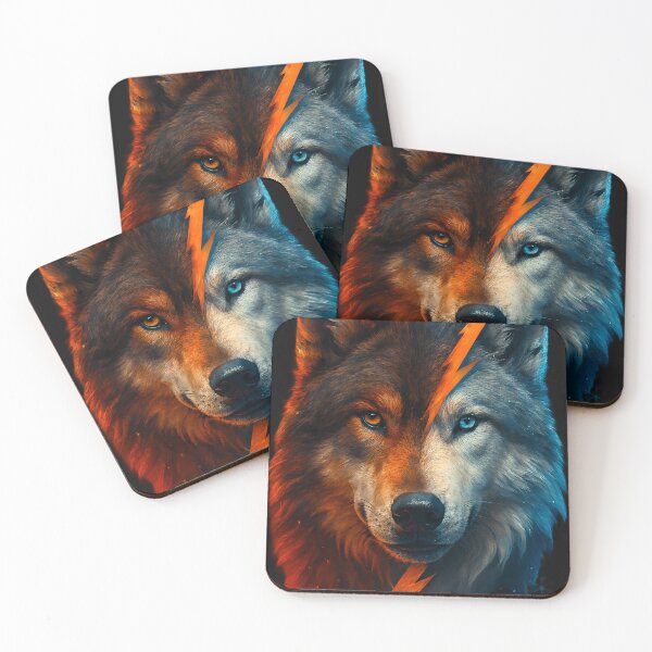 Item preview, Lightning Wolf Spirit designed and sold by AuraVisionLab.