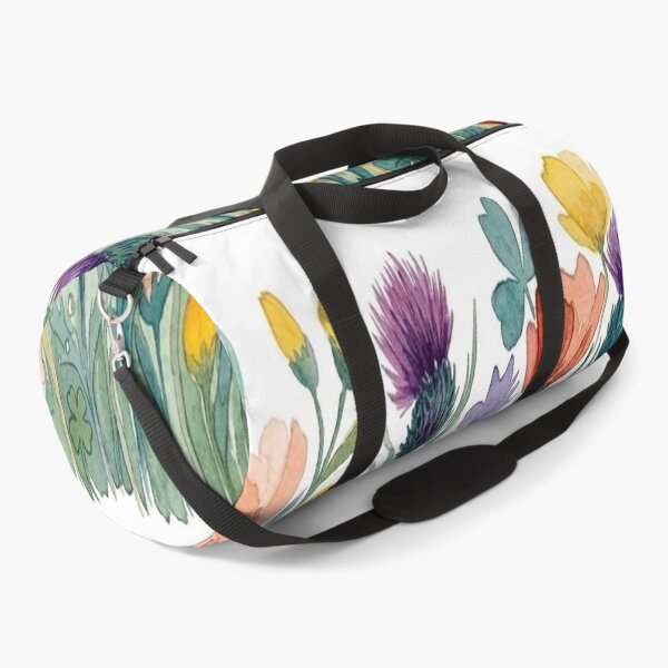 Item preview, Pastel Wildflower Meadow - Colorful Botanical Watercolor Border Art designed and sold by robertronda1.