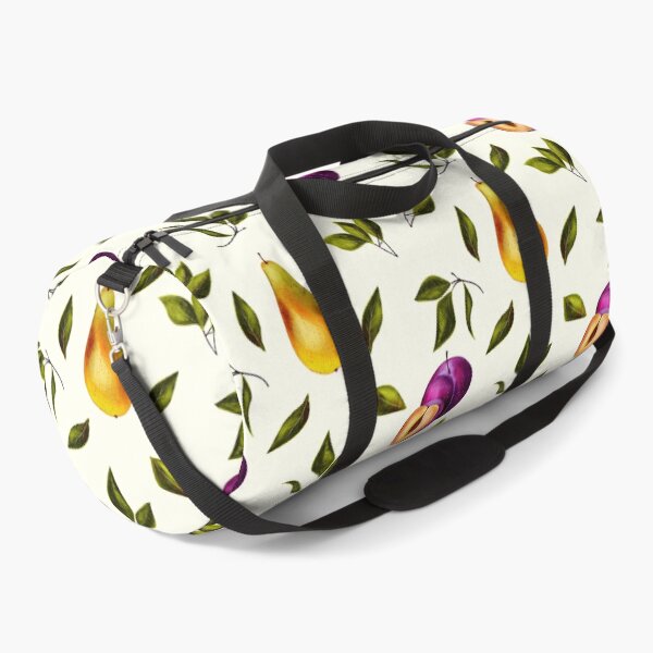 Item preview, Fresh Pear and Plum Botanical Seamless Pattern designed and sold by DigiBlossom.