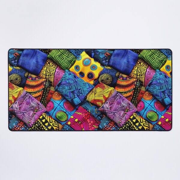 Item preview, Moroccan Silk Fabric Pieces Abstract Designs Pattern designed and sold by DEC02.
