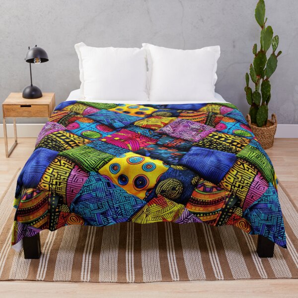Item preview, Moroccan Silk Fabric Pieces Abstract Designs Pattern designed and sold by DEC02.