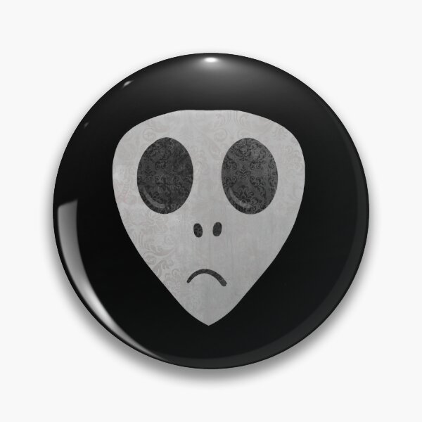 Item preview, Gray Alien Face designed and sold by PapercutandSuch.