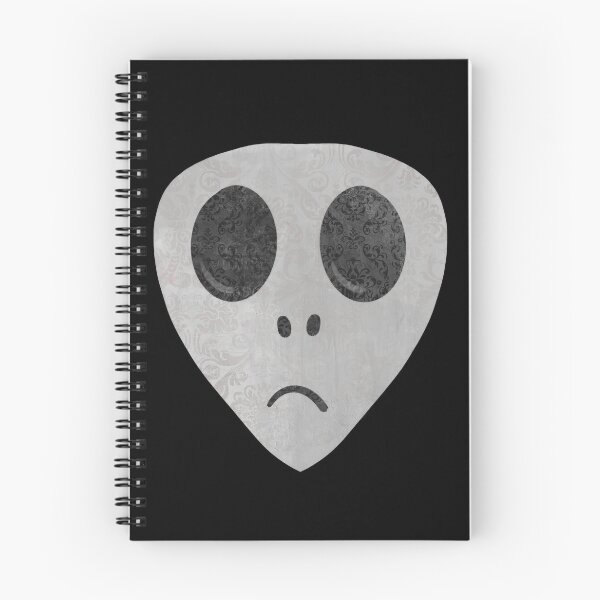 Item preview, Gray Alien Face designed and sold by PapercutandSuch.