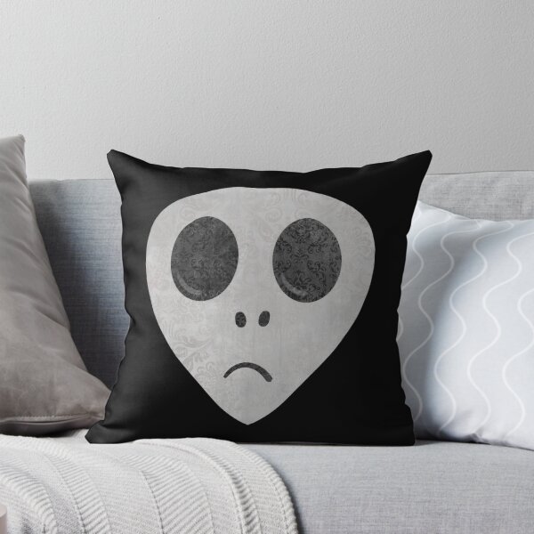 Item preview, Gray Alien Face designed and sold by PapercutandSuch.