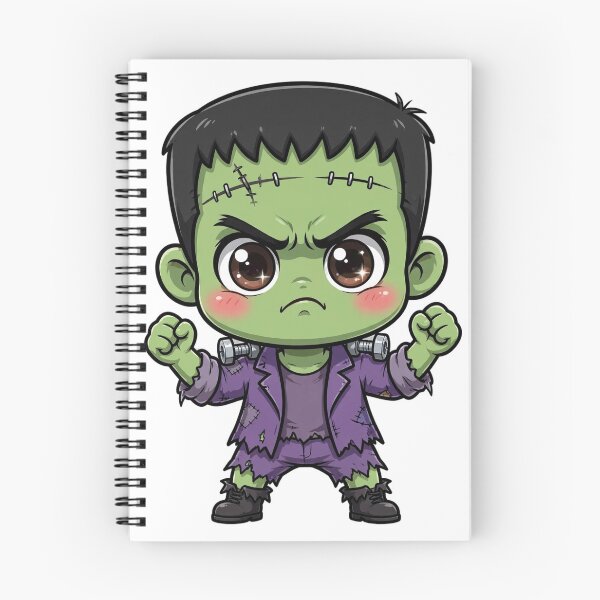 Item preview, Baby Frankenstein Cute Halloween Design | Grumpy Chibi Monster Art designed and sold by Neshmi.