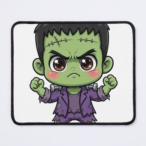 Item preview, Baby Frankenstein Cute Halloween Design | Grumpy Chibi Monster Art designed and sold by Neshmi.