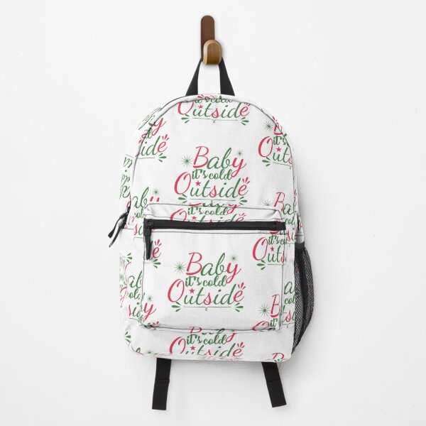 Item preview, Baby It’s Cold Outside Christmas Quote Winter Holiday Vibes designed and sold by FuzionRaptor.