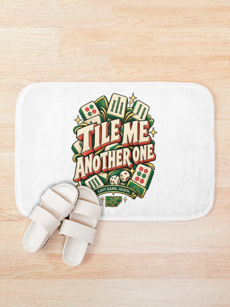 Thumbnail 1 of 6, Bath Mat, Tile Me Another One designed and sold by eWproject.