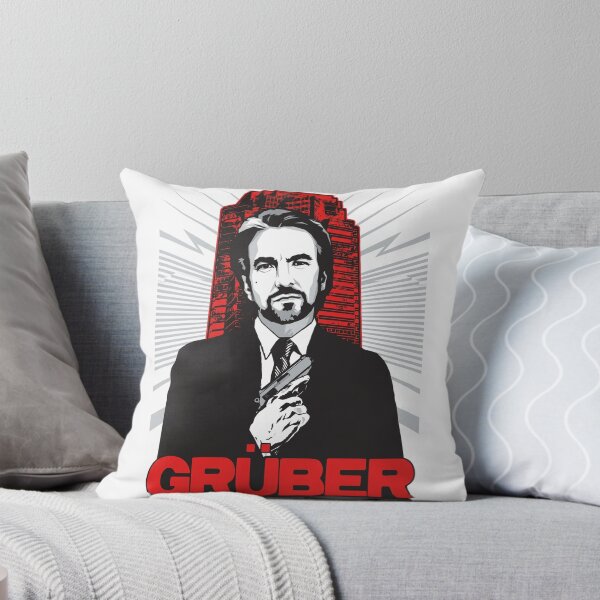 Item preview, Die Hard Christmas Party Xmas Hans Gruber Design Nakatomi Plaza 1988 Jumper Tee Shirt Mug Dress Pillow Throw Santa Movie Snow Funny Deck The Hans designed and sold by Cool Robot Bro..