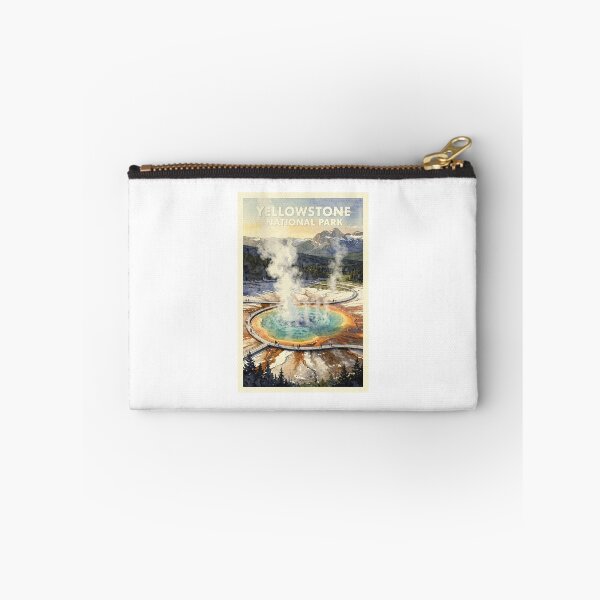 Item preview, Yellowstone National Park Wyoming Vintage Watercolor Travel designed and sold by Teelogic.