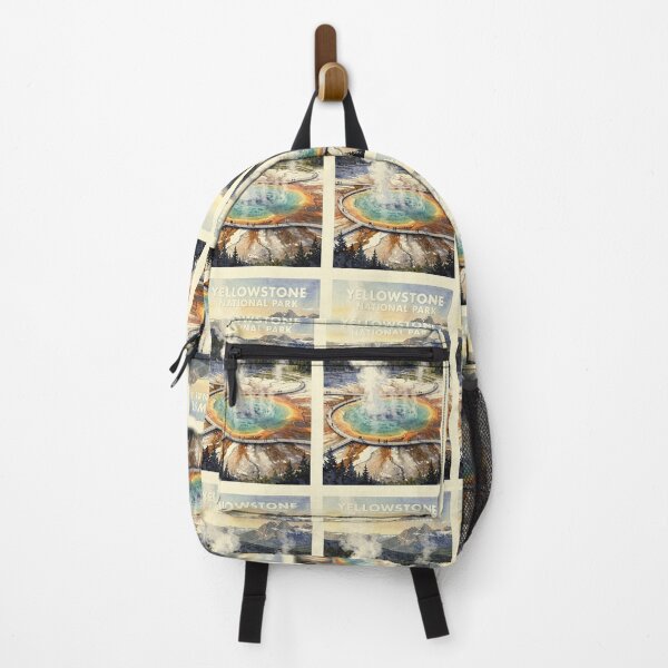 Item preview, Yellowstone National Park Wyoming Vintage Watercolor Travel designed and sold by Teelogic.