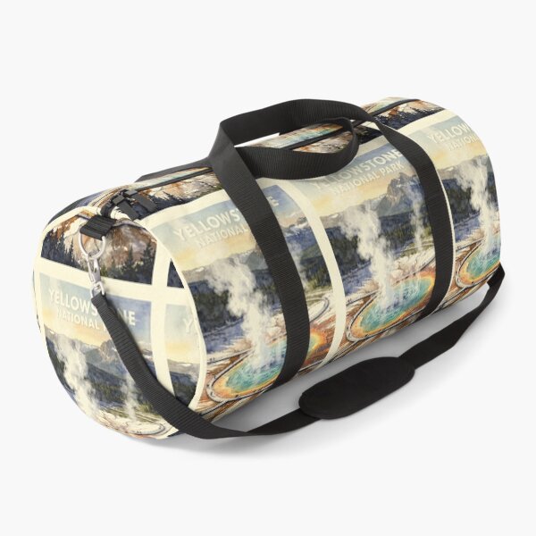 Item preview, Yellowstone National Park Wyoming Vintage Watercolor Travel designed and sold by Teelogic.