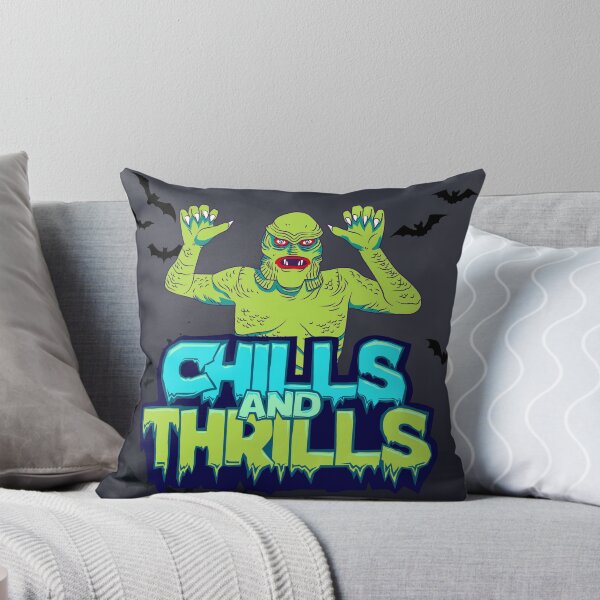 Item preview, Chills And Thrills Retro Swamp Monster Creature designed and sold by GalushaGraphics.