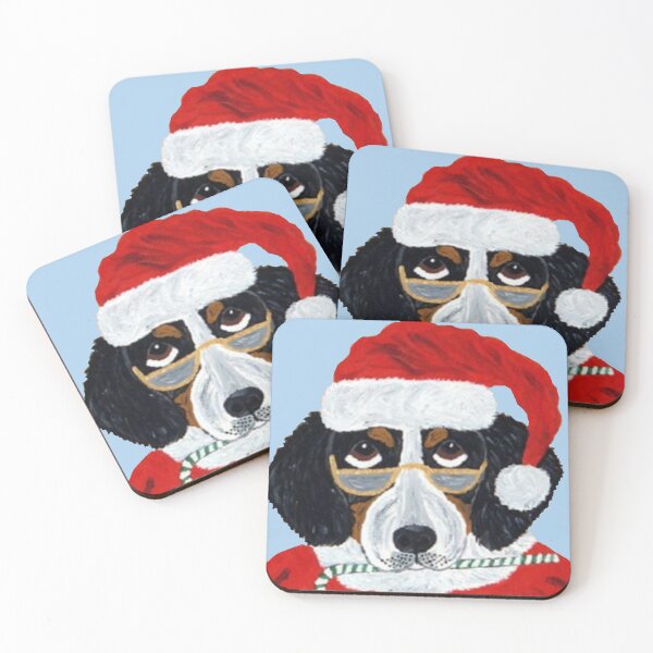 Artikelvorschau, Berner Sennenhund Weihnachtsmann entworfen und verkauft von Squirreldumplings.