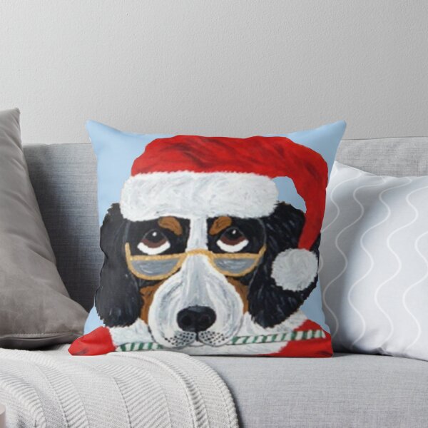 Item preview, Bernese Mountain Dog Christmas Santa designed and sold by Squirreldumplings.