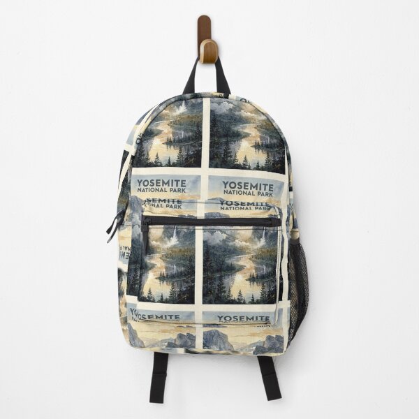 Item preview, Yosemite National Park California Vintage Watercolor Travel designed and sold by Teelogic.