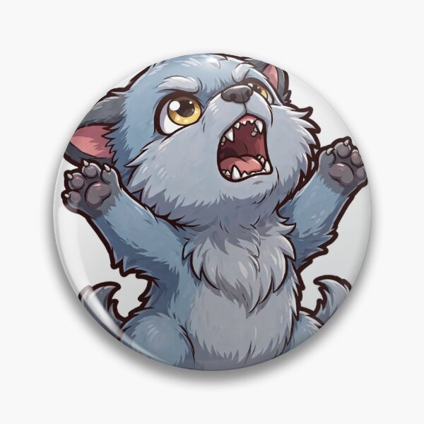 Item preview, Baby Werewolf Howling Halloween Design | Cute Grumpy Wolf Pup Art designed and sold by Neshmi.