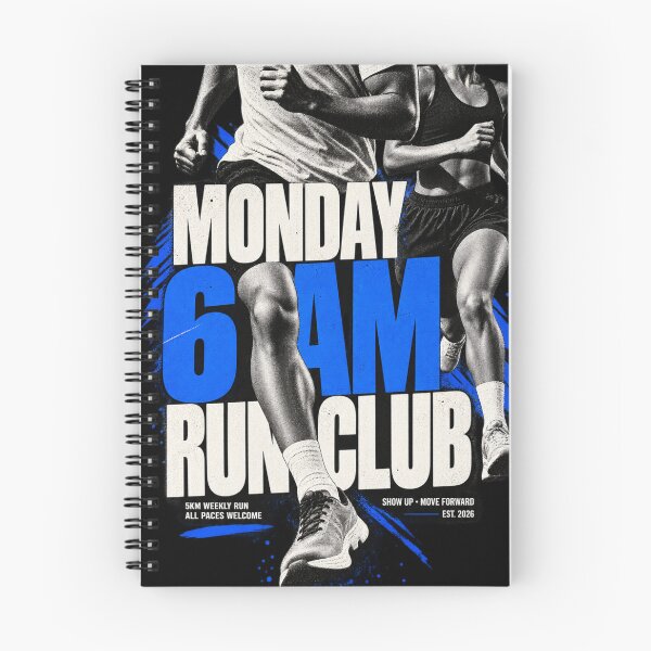 Item preview, Club de Running de Lunes 6AM designed and sold by NF Designs Studio DTF.