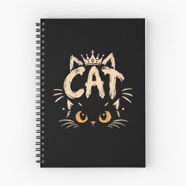 Item preview, Cat Boho Minimalist Crown Cat Face Hand Drawn Art designed and sold by Retro Whiskers.