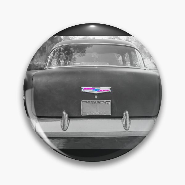 Item preview, 1956 Gray Chevy Bel Air Trunk Emblem designed and sold by RichFrancoCars.