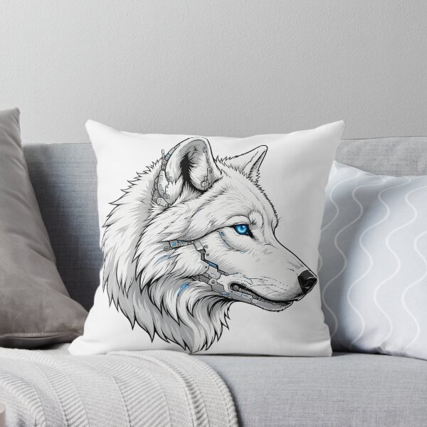 Item preview, Cyber wolf designed and sold by Wolfbyte.