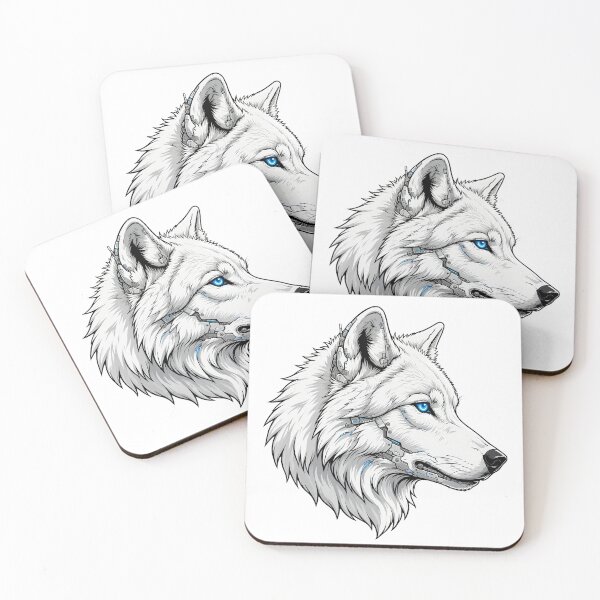 Item preview, Cyber wolf designed and sold by Wolfbyte.
