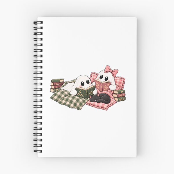 Item preview, Cute Ghost Reading designed and sold by House Of Hauntlings.