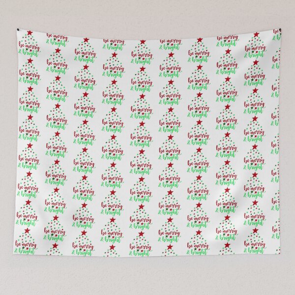 Item preview, Be Merry and Bright Christmas Quote Festive Holiday Vibes designed and sold by FuzionRaptor.