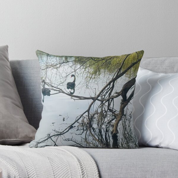 Item preview, Swan and Tree Reflections on Lake designed and sold by Jasbindar Singh.