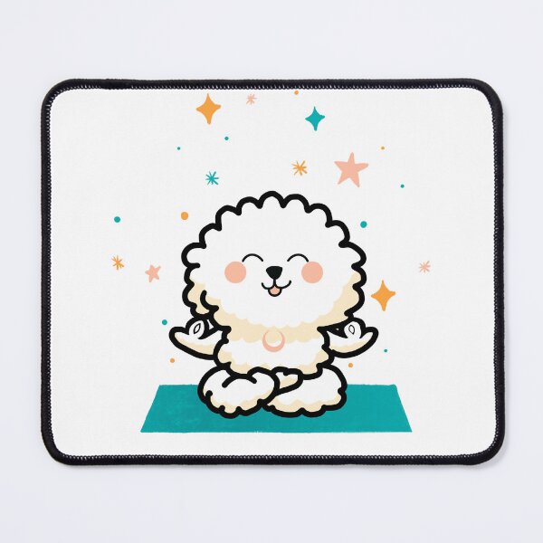 Item preview, Dog lover simple yoga design designed and sold by BosskaDesign.