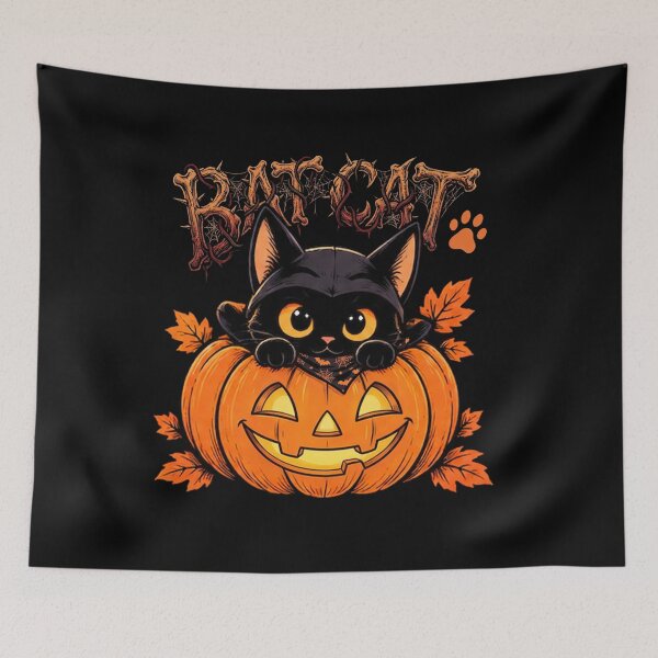 Item preview, Pattycat Cute Black Cat In Pumpkin Halloween Funny designed and sold by Retro Whiskers.