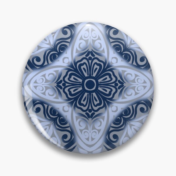 Item preview, Portuguese Ceramic Tile Motif | Blue & White Mediterranean Talavera Pattern designed and sold by Rukhscreations.