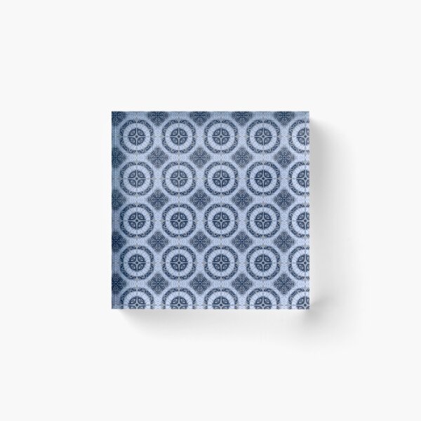 Item preview, Portuguese Ceramic Tile Motif | Blue & White Mediterranean Talavera Pattern designed and sold by Rukhscreations.