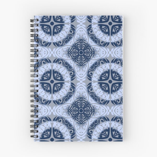 Item preview, Portuguese Ceramic Tile Motif | Blue & White Mediterranean Talavera Pattern designed and sold by Rukhscreations.