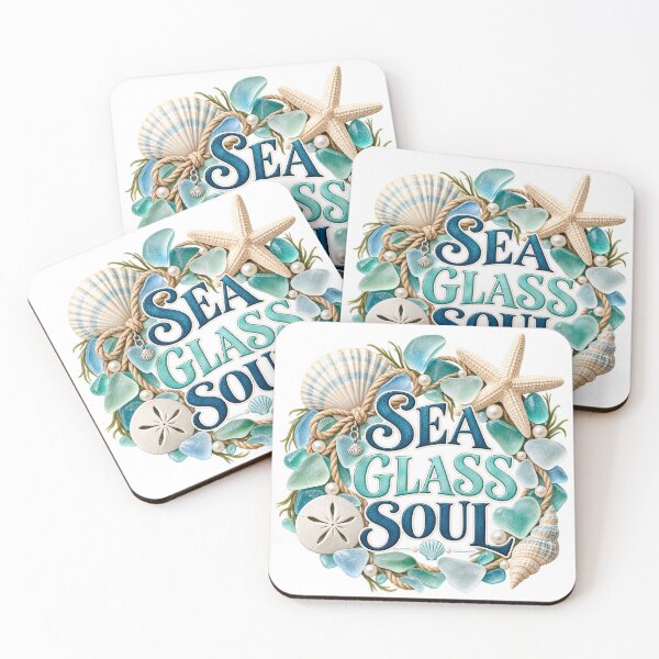 Item preview, Sea Glass Soul Coastal Beach designed and sold by J-CCreations.