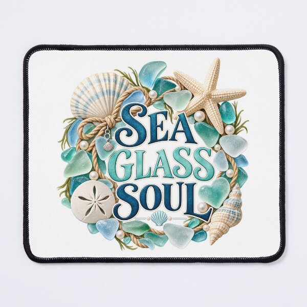 Item preview, Sea Glass Soul Coastal Beach designed and sold by J-CCreations.