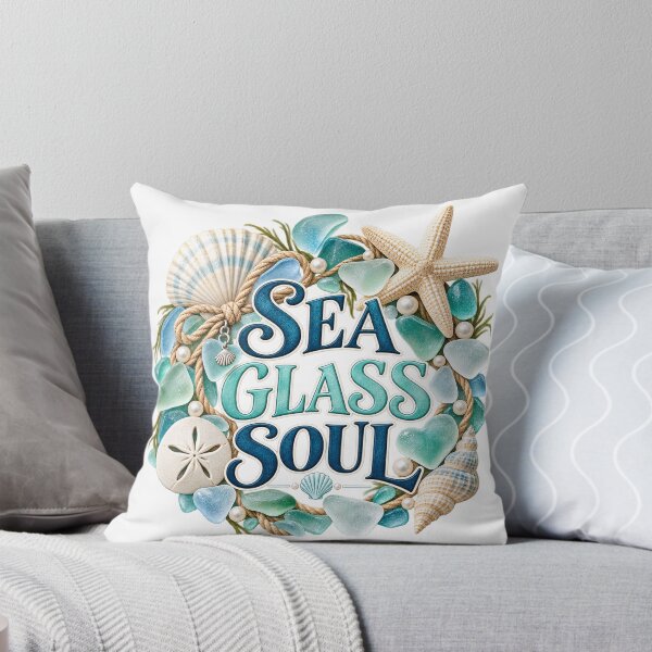 Item preview, Sea Glass Soul Coastal Beach designed and sold by J-CCreations.