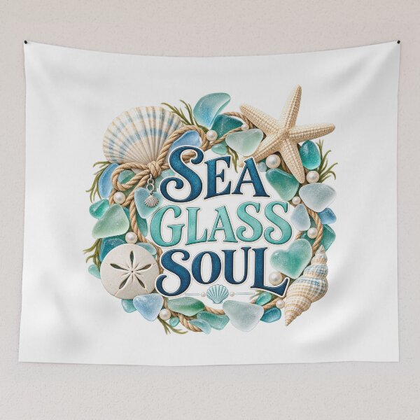 Item preview, Sea Glass Soul Coastal Beach designed and sold by J-CCreations.