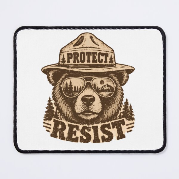 Item preview, Protect Resist Environmental Activist Conservation Bear designed and sold by HumansStuck12.