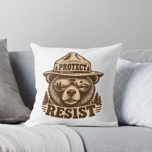 Item preview, Protect Resist Environmental Activist Conservation Bear designed and sold by HumansStuck12.