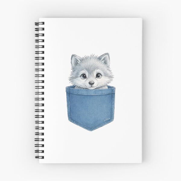 Item preview, Cachorro de lobo de bolsillo designed and sold by Wolfbyte.