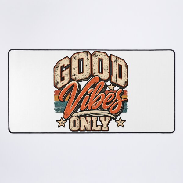 Item preview, Good Vibes Only – Vintage Retro Typography designed and sold by Behzat Altuner.